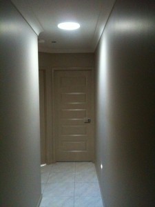 round hallway skylight