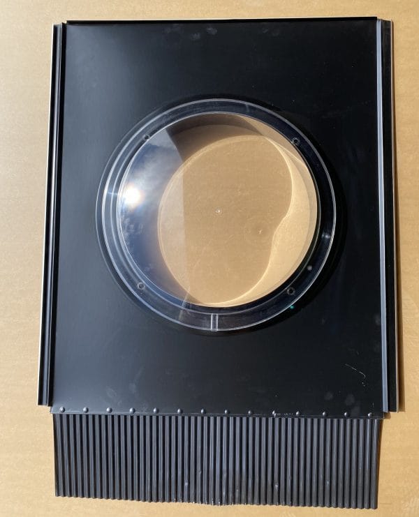 tile skylight flashing with dome